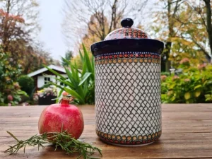 Keksdose, 2000 ml, 27 cm, Unikat 1 - BSN 1218^Bunzlauer Keramik Sale