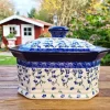 Keksdose, Höhe 17 cm, 25 x 18 cm, Ivy, BSN J-126^Bunzlauer Keramik Best