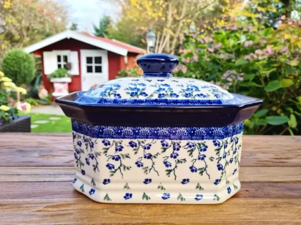 Keksdose, Höhe 17 cm, 25 x 18 cm, Ivy, BSN J-126^Bunzlauer Keramik Best