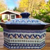 Keksdose, Höhe 17 cm, 25 x 18 cm, Marrakesch^Bunzlauer Keramik Discount