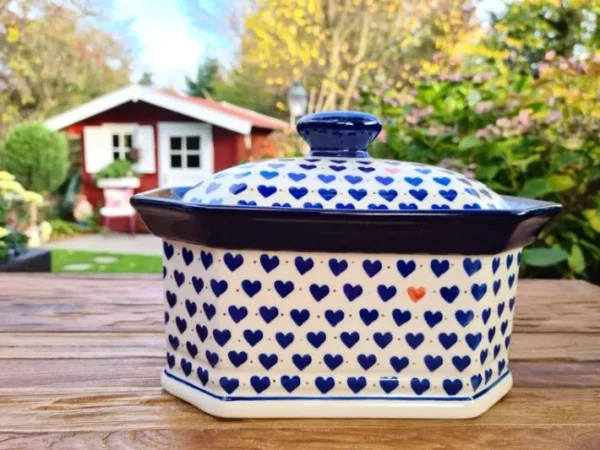 Keksdose, Höhe 17 cm, 25 x 18 cm, Schatzsuche, BSN A-1133^Bunzlauer Keramik Discount
