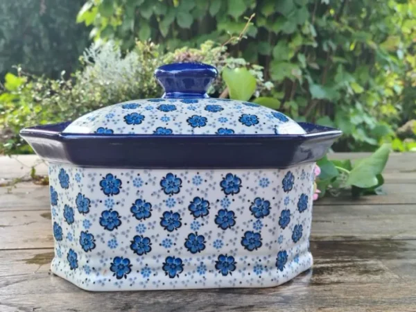 Keksdose, Höhe 17 cm, 25 x 18 cm, Tradition 34, BSN J-660^Bunzlauer Keramik Hot