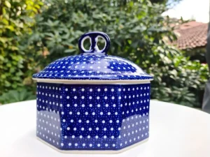 Keksdose, Vol. 1500 ml, 17 cm, Unikat 22, BSN J-3699^Bunzlauer Keramik Outlet