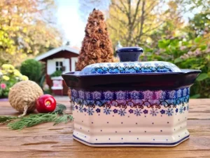 Keksdose, 21x15x15,5 cm, Fleur Delicate, BSN J-4678^Bunzlauer Keramik Best