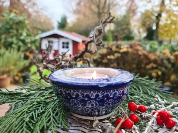 Kerzenständer, Ø 8,5 cm,4 cm, Lace^Bunzlauer Keramik Best