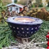 Kerzenständer / Teelichthalter, Ø 8,5 cm, 4 cm, Unikat 22, BSN m-1077^Bunzlauer Keramik Sale
