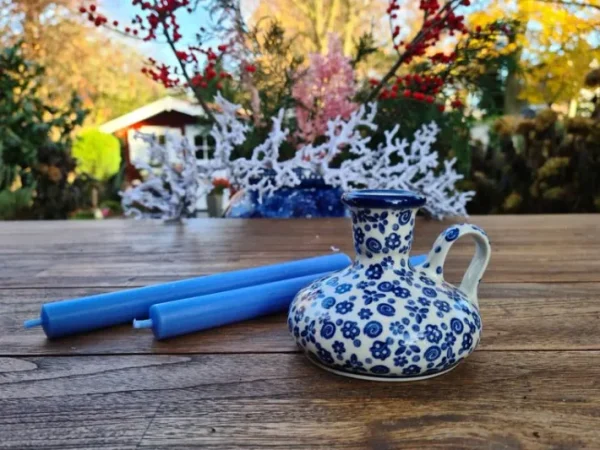 Kerzenständer, Höhe ca. 9,5 cm, Tradition 12 - BSN 7294^Bunzlauer Keramik Outlet