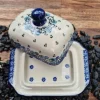 Kleine Butterdose, 15x11x8 cm, Royal Blue, BSN A-0783^Bunzlauer Keramik New