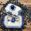 Kleine Butterdose, 15x11x8 cm, Tradition 9, BSN m-736^Bunzlauer Keramik Outlet