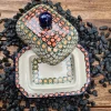 Kleine Butterdose, 15x11x8 cm, Unikat 1, BSN m-754^Bunzlauer Keramik Hot