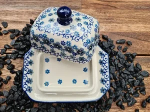 Kleine Butterdose, 15x11x8 cm, Winter Garden, BSN J-1765^Bunzlauer Keramik Clearance