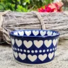 Kleine Schale, Ø 9,5 cm, Höhe 5 cm, Ich dich auch, BSN m-4186^Bunzlauer Keramik Online