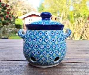 Knoblauchtopf, 900 ml,15 cm, Smile^Bunzlauer Keramik Online
