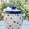 Knoblauchtopf, 900 ml,15 cm, Sterne^Bunzlauer Keramik Sale