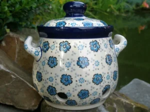 Knoblauchtopf, 900 ml,15 cm, Tradition 34, BSN J-309^Bunzlauer Keramik Outlet