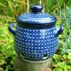 Knoblauchtopf, 900 ml, Höhe 15 cm, Unikat 22 - BSN 10538^Bunzlauer Keramik Clearance