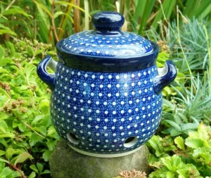 Knoblauchtopf, 900 ml, Höhe 15 cm, Unikat 22 - BSN 10538^Bunzlauer Keramik Clearance