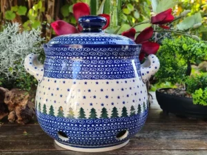 Knoblauchtopf, 900 ml, Höhe 15 cm, Unikat 57 - BSN 10539^Bunzlauer Keramik Hot