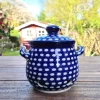 Knoblauchtopf, 900 ml, Höhe 15 cm, Tradition 4 - BSN 0413^Bunzlauer Keramik Outlet
