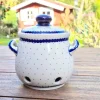 Knoblauchtopf, 900 ml, Höhe 15 cm, Tradition 26 - Bunzlauer Porzellan - BSN 7770^Bunzlauer Keramik New