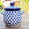 Knoblauchtopf, 900 ml, Höhe 15 cm, Tradition 24, boleslawiec aardewerk, BSN 7772^Bunzlauer Keramik Sale