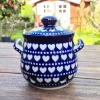 Knoblauchtopf, 900 ml, Höhe 15 cm, Ich Dich auch^Bunzlauer Keramik Fashion