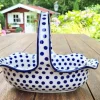 Korb mit Henkel, 28x18 cm,18 cm, Tradition 24^Bunzlauer Keramik Best