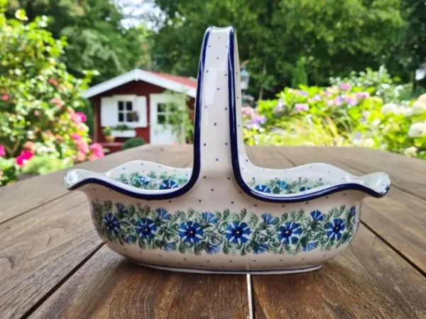 Korb mit Henkel, 28x18 cm,18 cm, Tradition 7^Bunzlauer Keramik Best