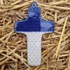 Kreuz, 21 x 12 cm, Unikat 18, polish pottery - BSN 5220-Aussteller^Bunzlauer Keramik Best