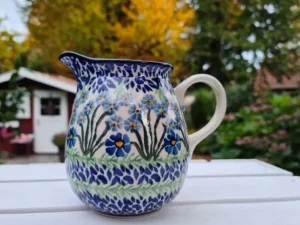 Krug, 500 ml,11 cm, Forget me not, BSN J-1812^Bunzlauer Keramik Hot