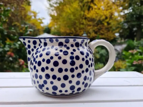 Krug, 700 ml, Höhe 10 cm, Crazy Dots, BSN A-1475^Bunzlauer Keramik Hot