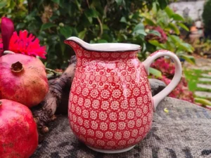 Krug, 1500 ml, Höhe 16 cm, Dekor 2691V^Bunzlauer Keramik New