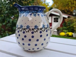 Krug, 1500 ml, Höhe 16 cm, Fleur Delicate, BSN J-1817^Bunzlauer Keramik Discount