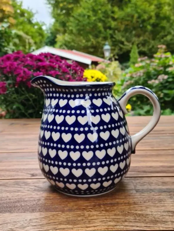 Krug, 1500 ml, Höhe 16 cm, Ich dich auch, BSN A-1101^Bunzlauer Keramik Online