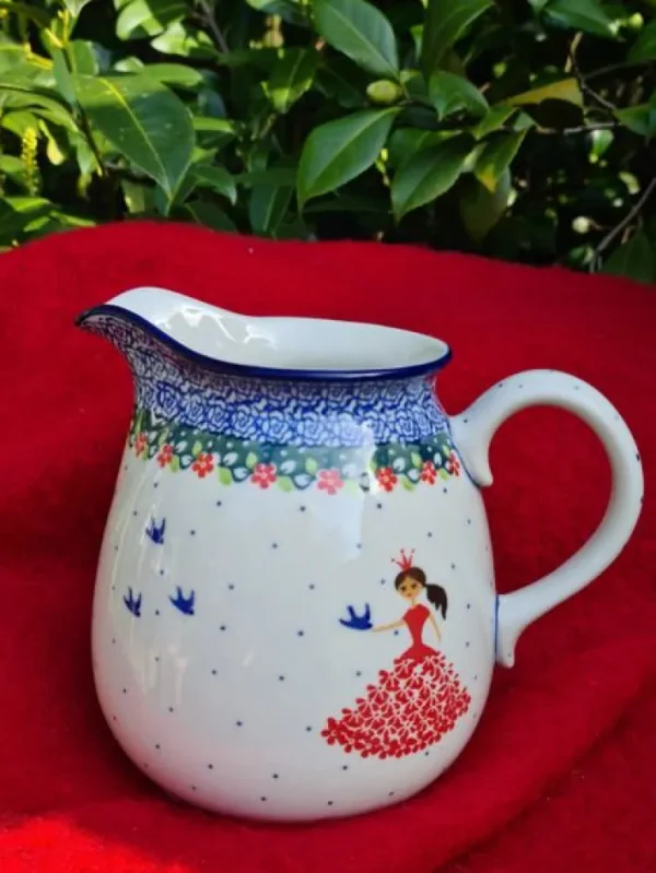 Krug, 1500 ml, Höhe 16 cm, Prinzessin rot^Bunzlauer Keramik Sale