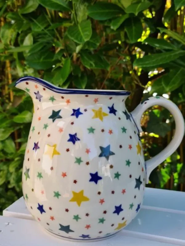 Krug, 1500 ml, Höhe 16 cm, Sterne^Bunzlauer Keramik Clearance