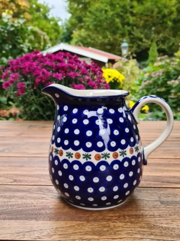 Krug, 2000 ml, Höhe 18 cm, Tradition 6 boleslawiec aardewerk - BSN 5038^Bunzlauer Keramik Online