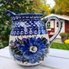 Krug, 1000 ml, Höhe 16 cm, Unikat 2  polonaise poterie - BSN 2395^Bunzlauer Keramik Online
