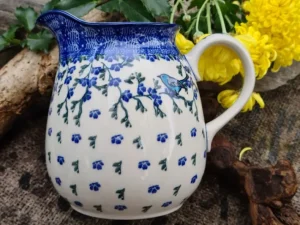 Krug, 1000 ml, Höhe 16 cm, Vogel Ivy^Bunzlauer Keramik Discount