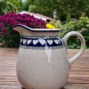 Krug, 1500 ml, Höhe 16 cm, White Valentine, BSN R-039^Bunzlauer Keramik Hot