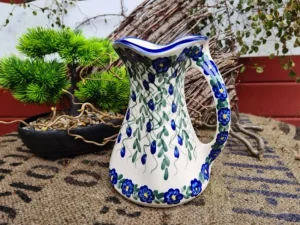 Krug / Vase 18 cm hoch, um 600 ml Unikat, antik eventuell Glasurrisse^Bunzlauer Keramik Online