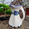 Krug / Vase 18 cm hoch, um 600 ml Unikat, antik eventuell Glasurrisse^Bunzlauer Keramik Online