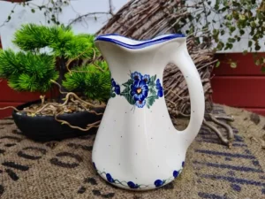 Krug / Vase 18 cm hoch, um 600 ml Unikat, antik eventuell Glasurrisse^Bunzlauer Keramik Online