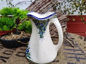 Krug / Vase 18 cm hoch, um 600 ml Unikat, antik eventuell Glasurrisse^Bunzlauer Keramik Online