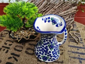 Krug / Vase 18 cm hoch, um 600 ml Unikat, antik eventuell Glasurrisse^Bunzlauer Keramik Clearance