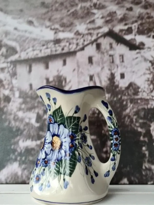 Krug / Vase 18 cm hoch, um 600 ml Unikat, antik eventuell Glasurrisse^Bunzlauer Keramik Fashion