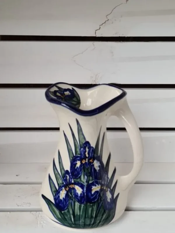 Krug / Vase 18 cm hoch, um 600 ml Unikat, antik eventuell Glasurrisse^Bunzlauer Keramik Online