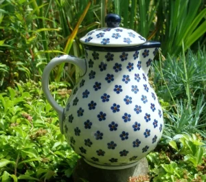 Krug mit Deckel, Vol. 1 l, 22 cm, Tradition 3, BSN s-555^Bunzlauer Keramik Clearance