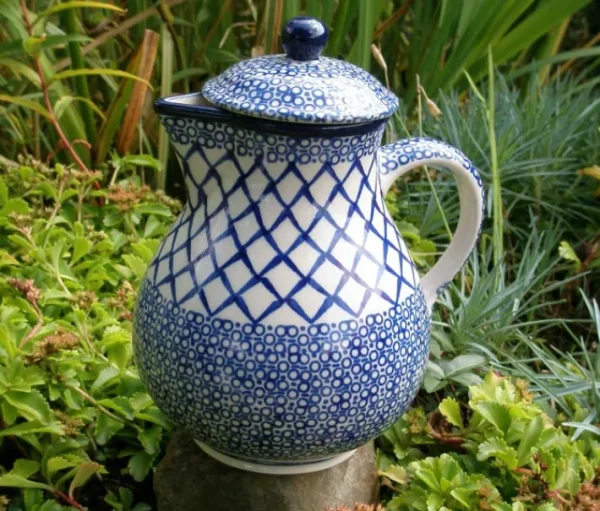 Krug mit Deckel, Vol. 1 l, 22 cm, Tradition 2, BSN s-554^Bunzlauer Keramik Online