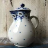 Krug mit Deckel, Vol. 1 l, 22 cm, Lady, BSN A-0443^Bunzlauer Keramik Online